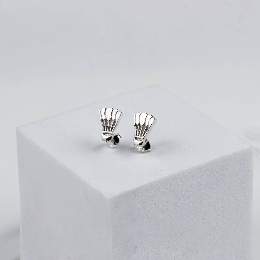 Silver Shuttlecock Stud | 92.5 Silver : Silver_Shuttlecock_July25