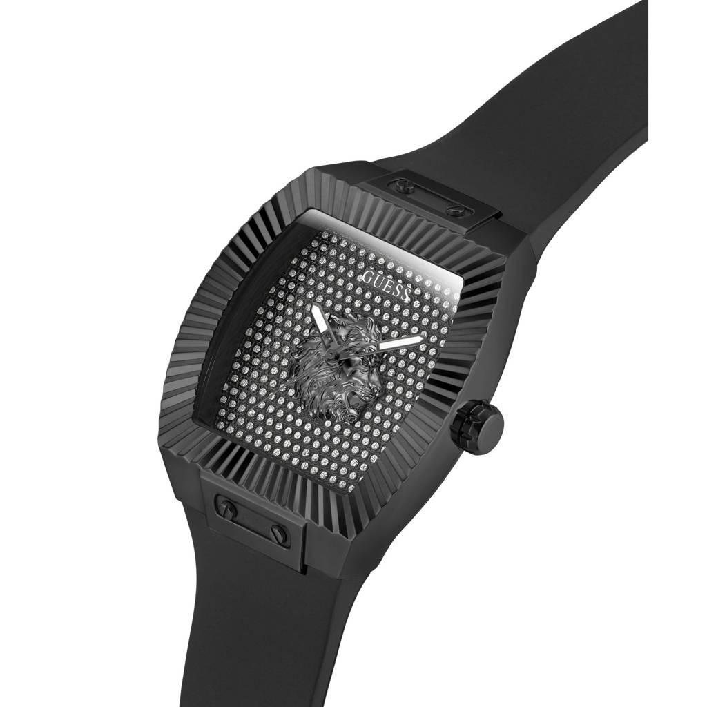 Guess Rectangle 43Mm Black Dial Analog Men Watch - Gw1066G3 | Guess ...