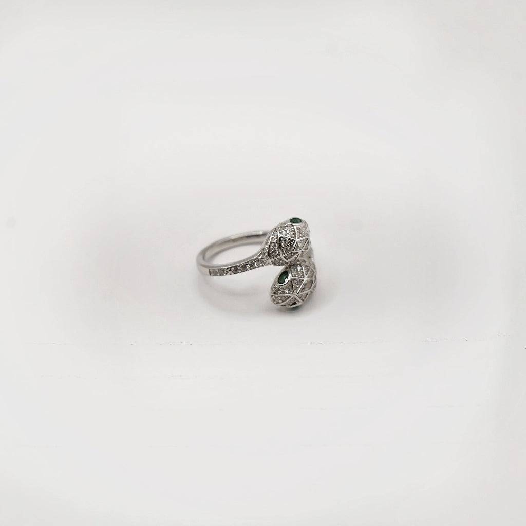 Sterling Silver Snake Wrap Ring : RGS021