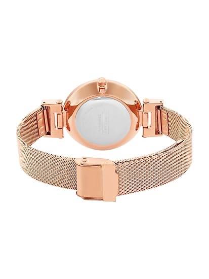 Giordano Analog Stylish Watch For Women Water Resistant Fashion Watch Round Shape With 3 Hand Mechanism Wrist Wa : GZ-60056-22