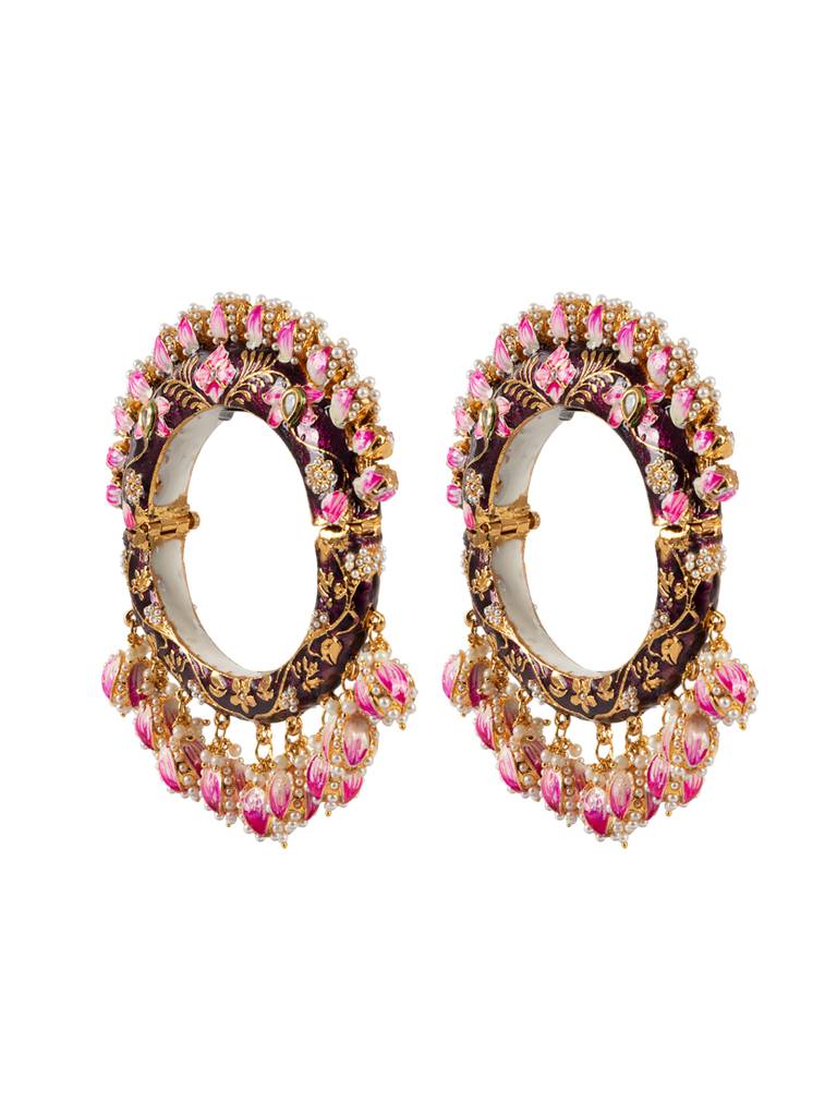 Firoza Kangan-E-Khushbu Meenakari Bangle Set : MEENABAN1664