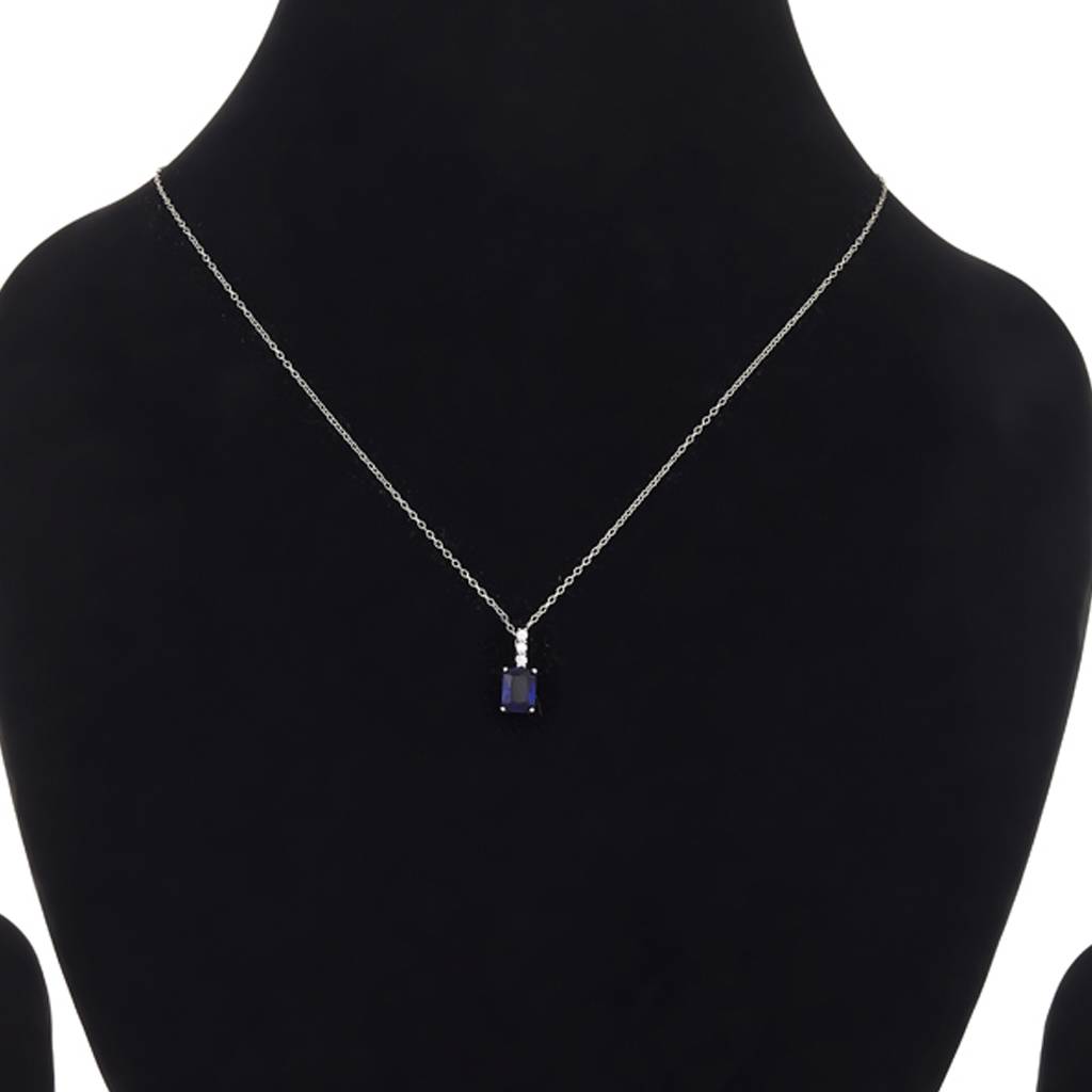 Iski Uski 925 Sterling Silver Mishi Sapphire Pendant