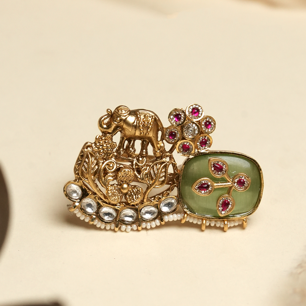 Two Finger Elephant Ring : CAO0034MPS