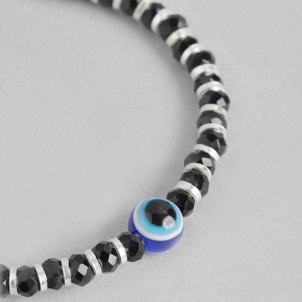 Evil Eye Beaded Beauty 925 Sterling Silver Kids Bracelet (Age : 0 - 3 Years) : K-BR-80007
