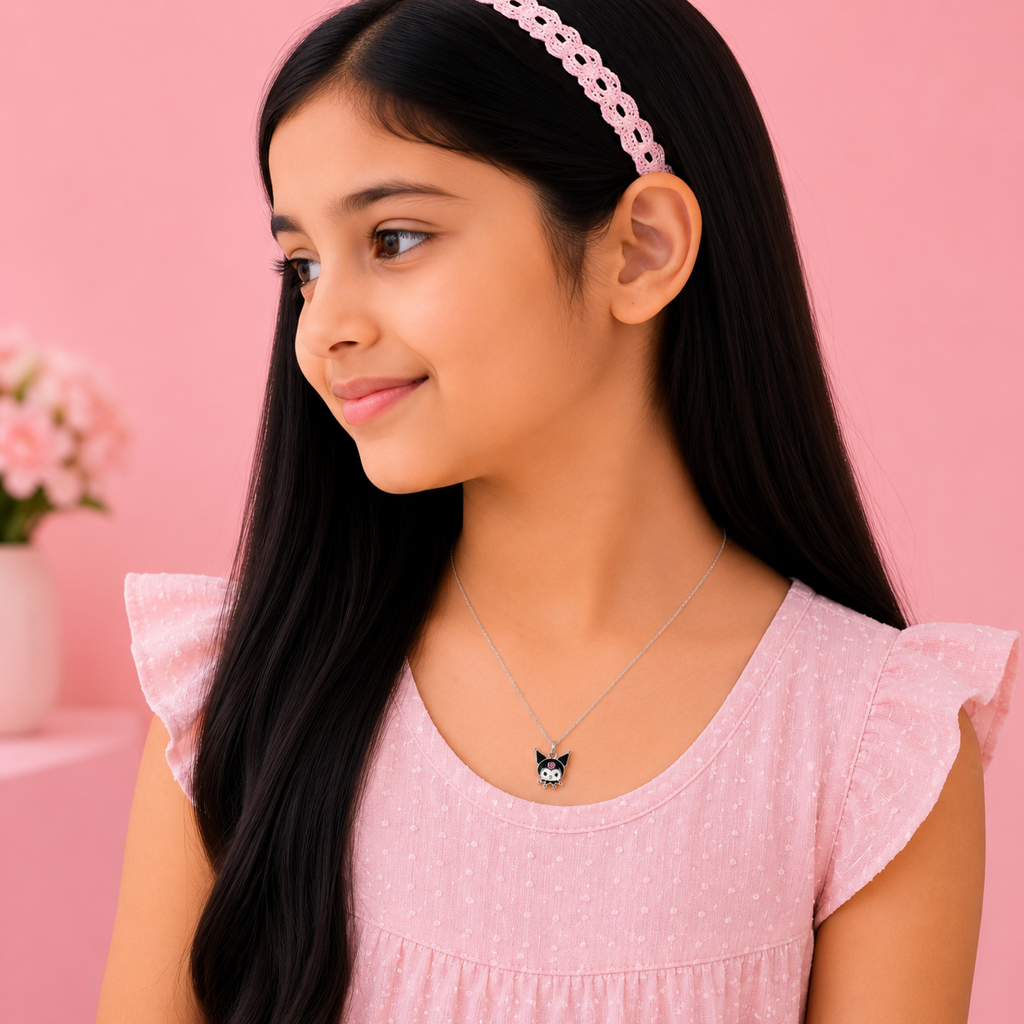 925 Silver Cute Charm Necklace : PH05960