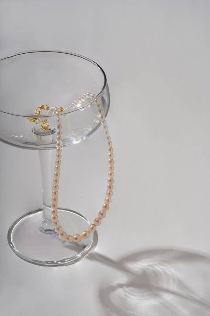 Cherry Blossom Pearl Necklace : NCK-CHERRY-BLOSSOM-PRL