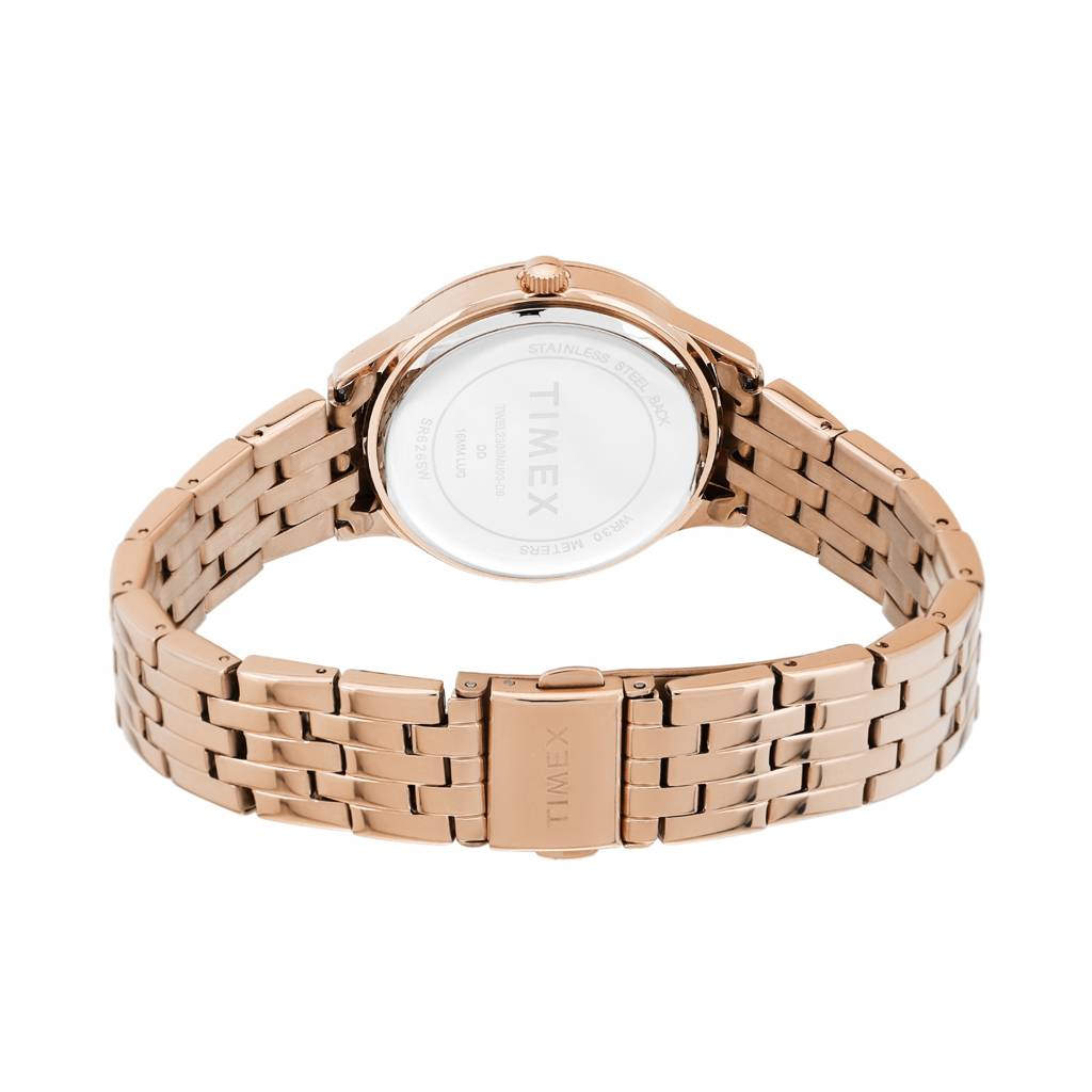 Timex Round 34Mm Dial Analog Women Watch - Twel230Smu01 : TWEL230SMU03