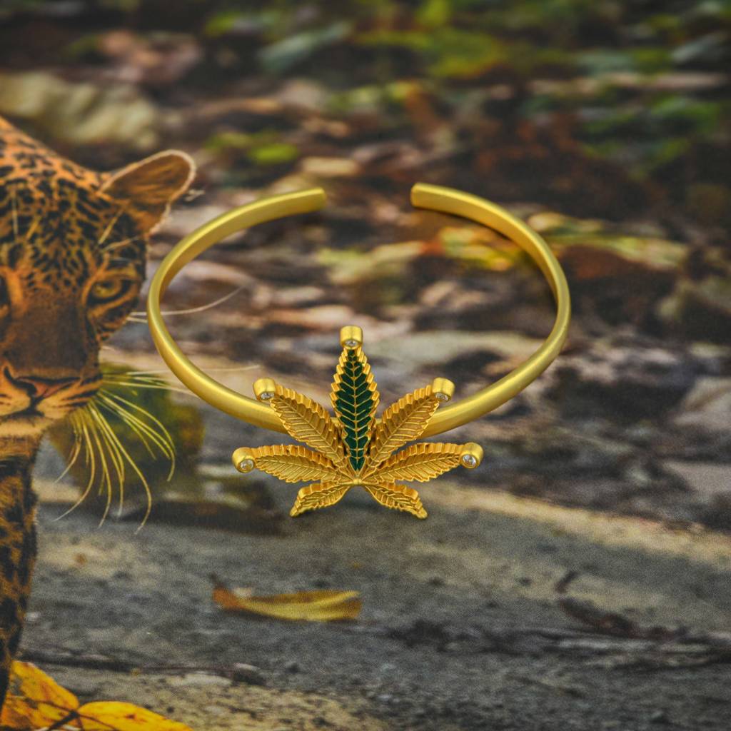 Corbett Canabis Cuff Bracelet : TCCB05