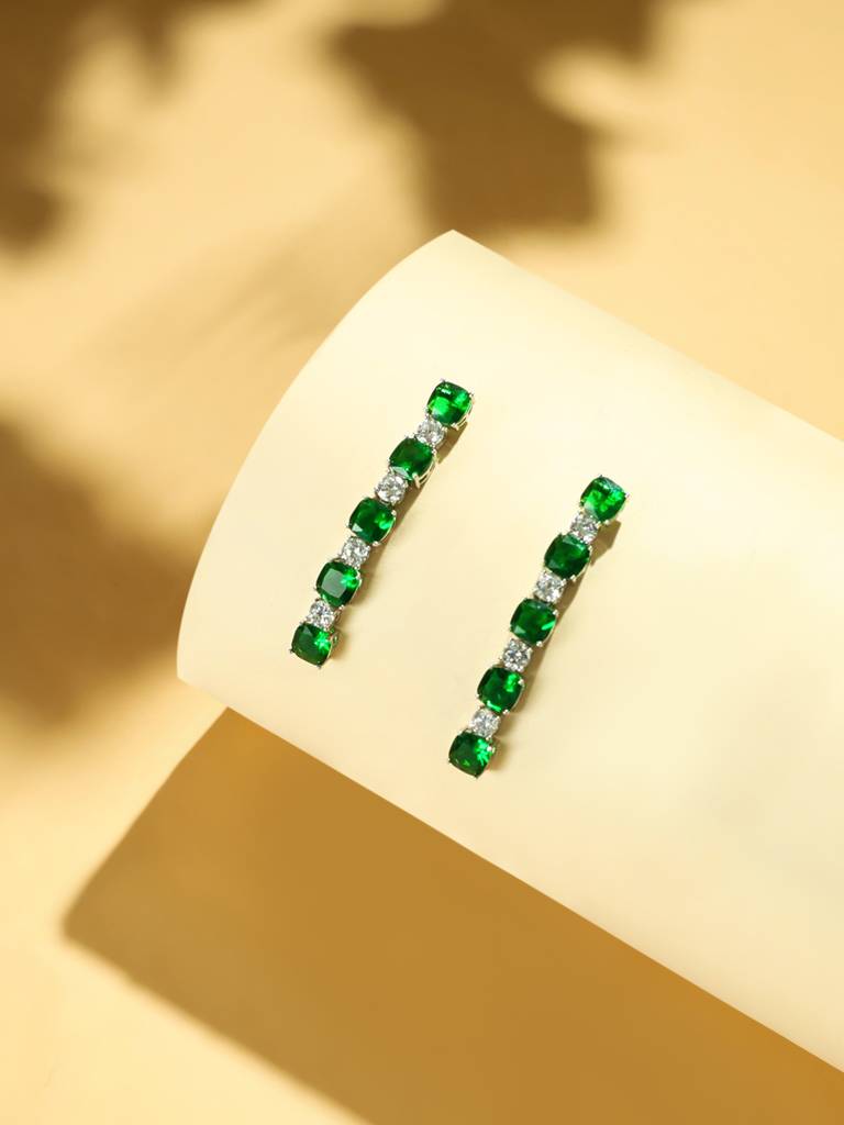 Emerald Diamond Anti Tarnish Luxe Set : YI24A0261N