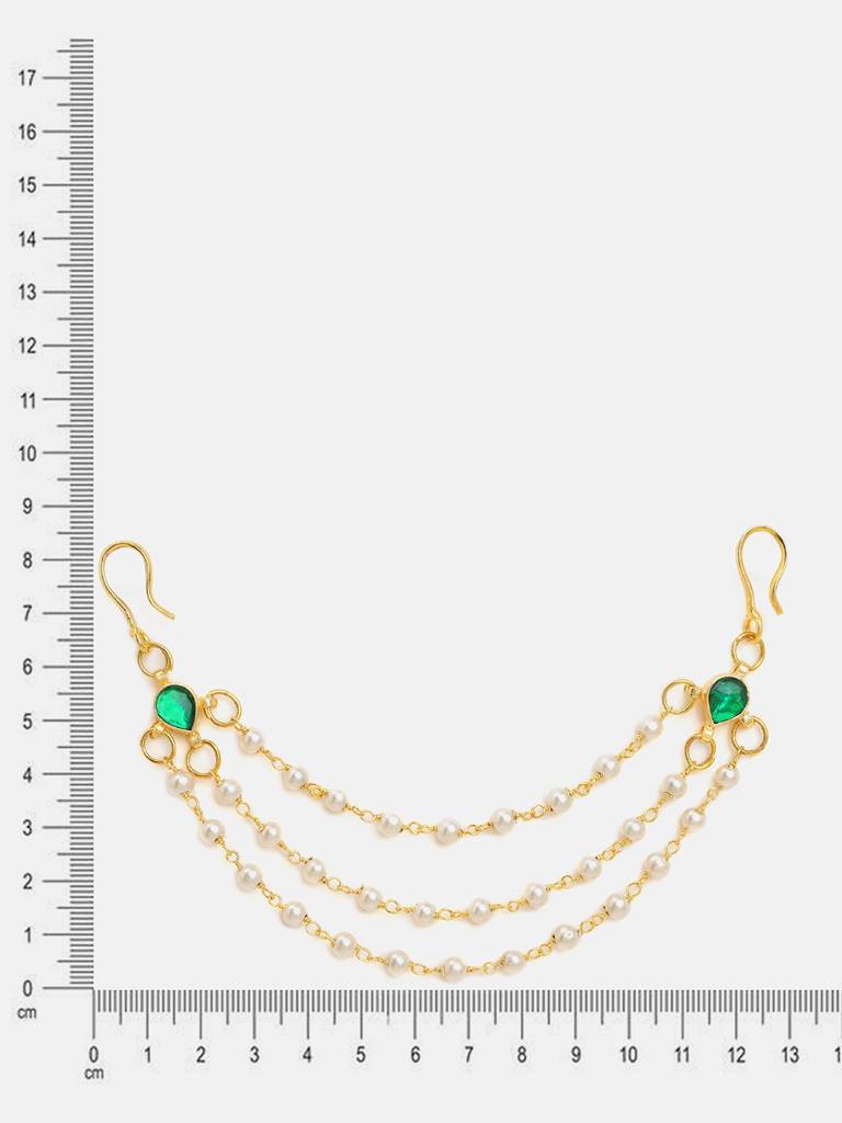 Ruby Raang Kundan Hair Accessory : RRKDEC25-20