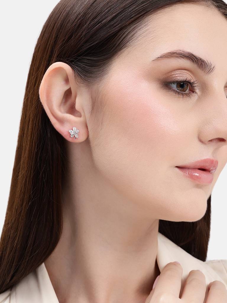Silver Ivory Bow Blossom : WER00099