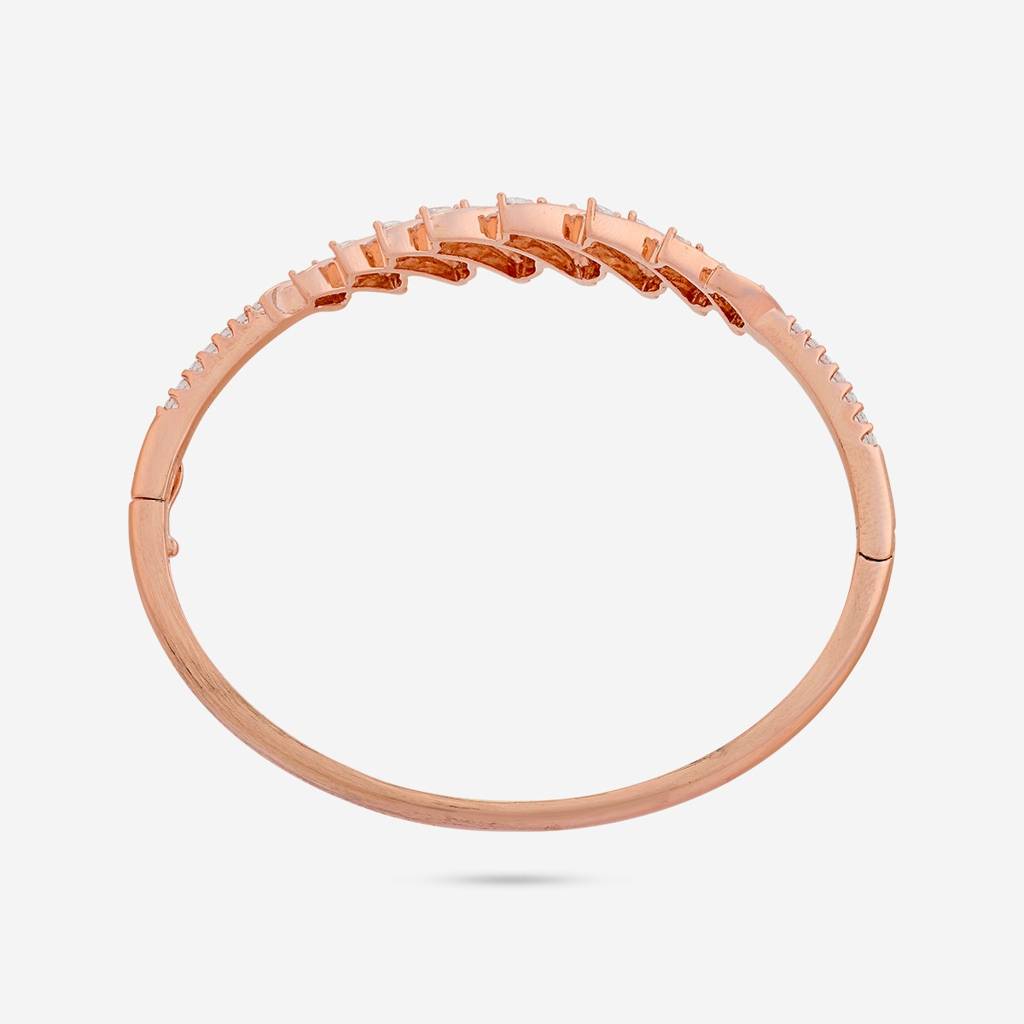 White Party Wear Zircon Kada - 457721 : 457721