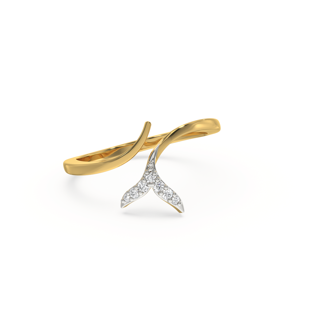 Celeste Tanishq Proposal Solitaire Round Solitaire Engagement Ring