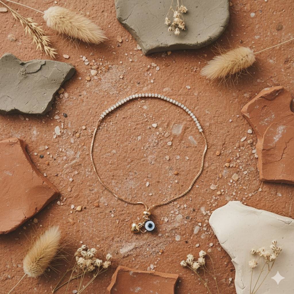 925 Pure Silver Charm Bracelet-Br1104 : BR1104