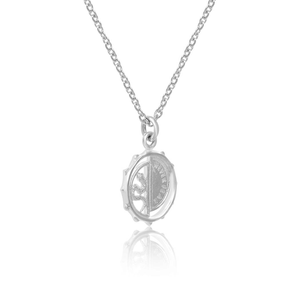 Kicky And Perky 925 Sterling Silver Snake Medallion Pendant With Chain For Women : SILGLMCP007