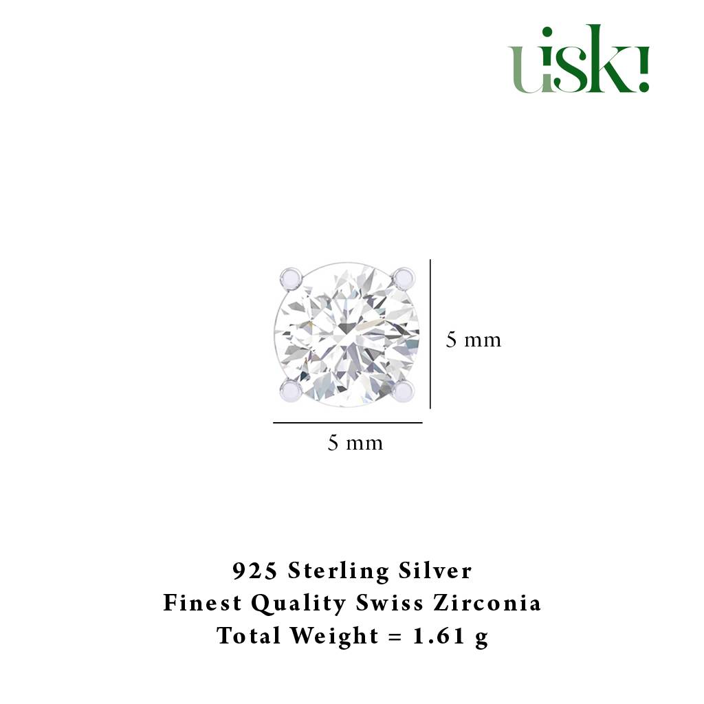Iski Uski 925 Sterling Silver Megan Drop Earrings