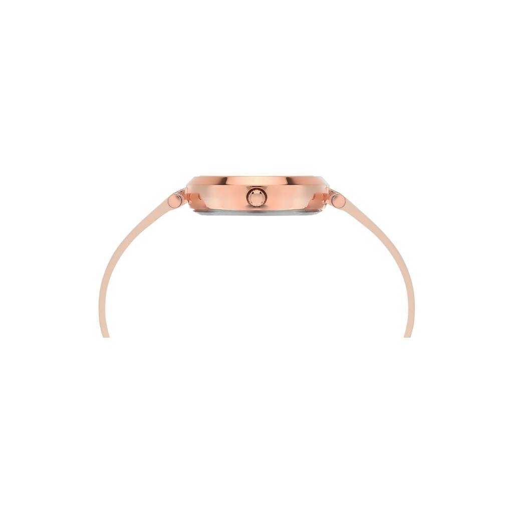 Timex Round 34Mm Rose Gold Dial Analog Women Watch - Twel11817 : TWEL11817