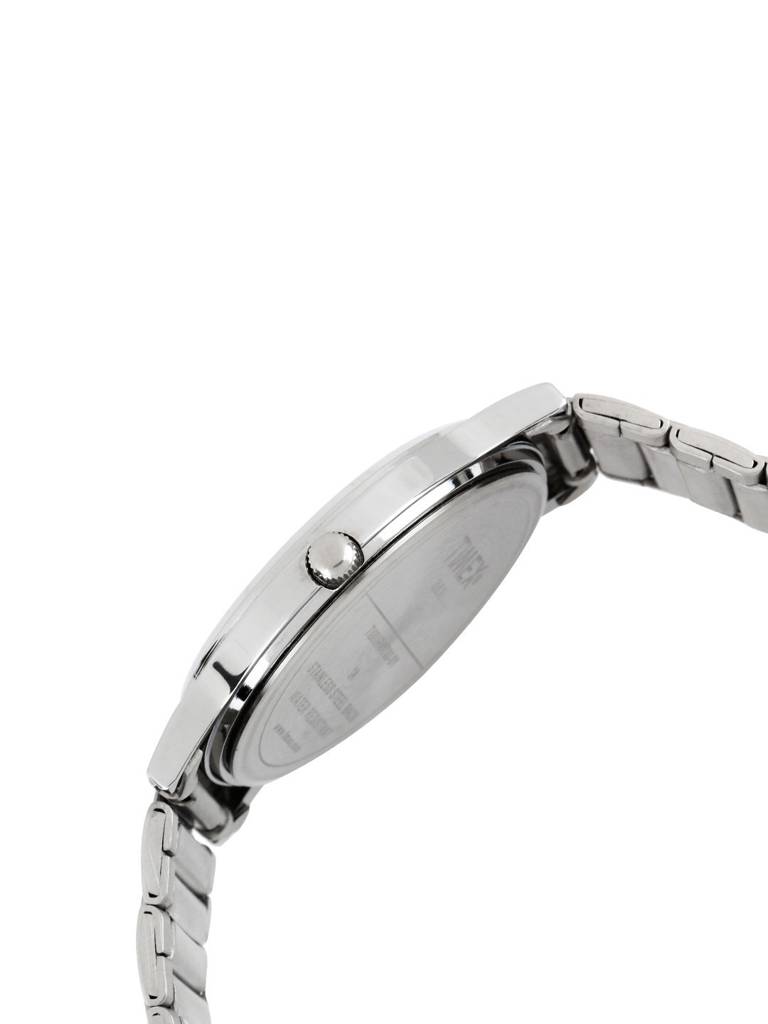 Timex Round 39Mm Silver Dial Analog Men Watch - Ti000R41400 : TI000R41400