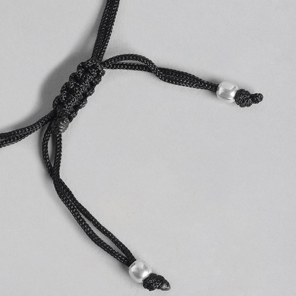 Thread Silver Anklet With Tribal Motif : Thread Silver Anklet With Tribal Motif : Thread Silver Anklet With Tribal Motif