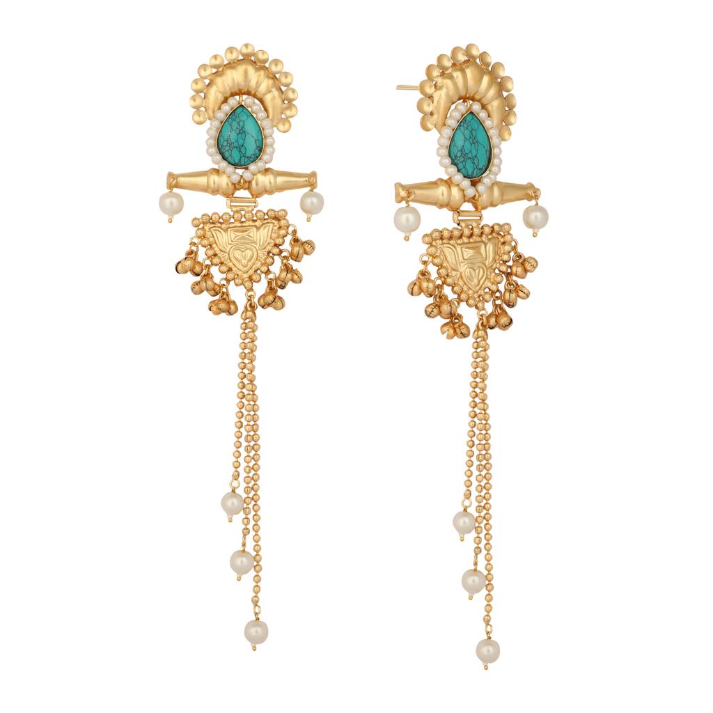 Serene Cascade Dangler Earrings : YI24A0435E