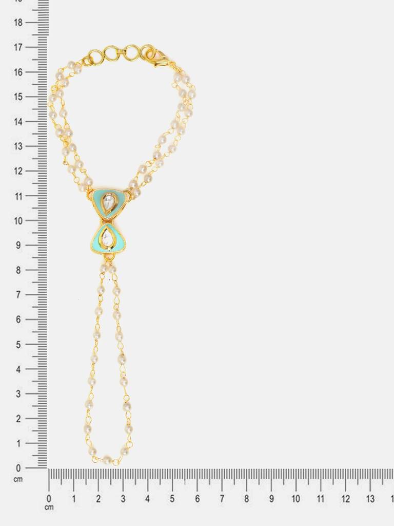 Ruby Raang Modern Fusion Hand Jewellery : RRKDEC25-42