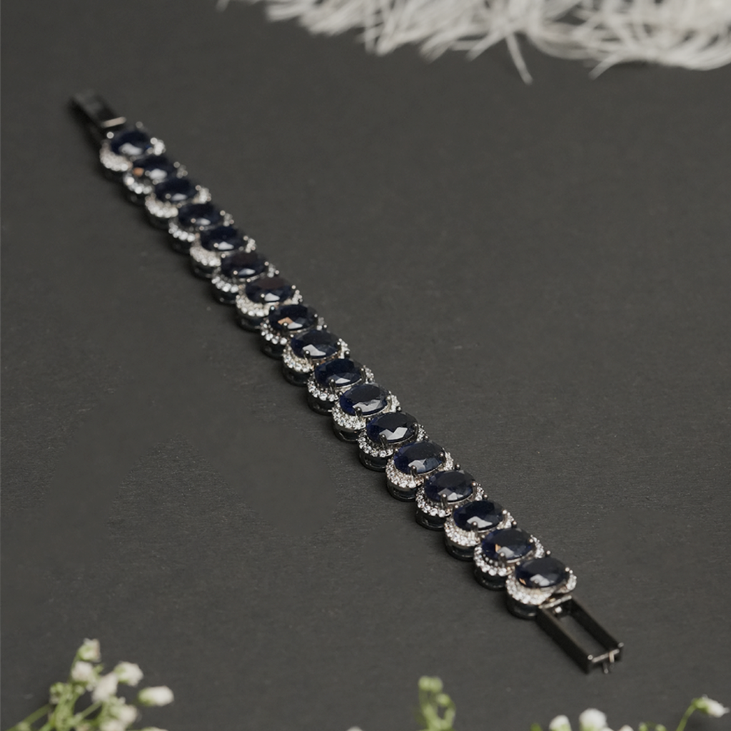 Black Polish Ad Bracelet : CAO0226VIH
