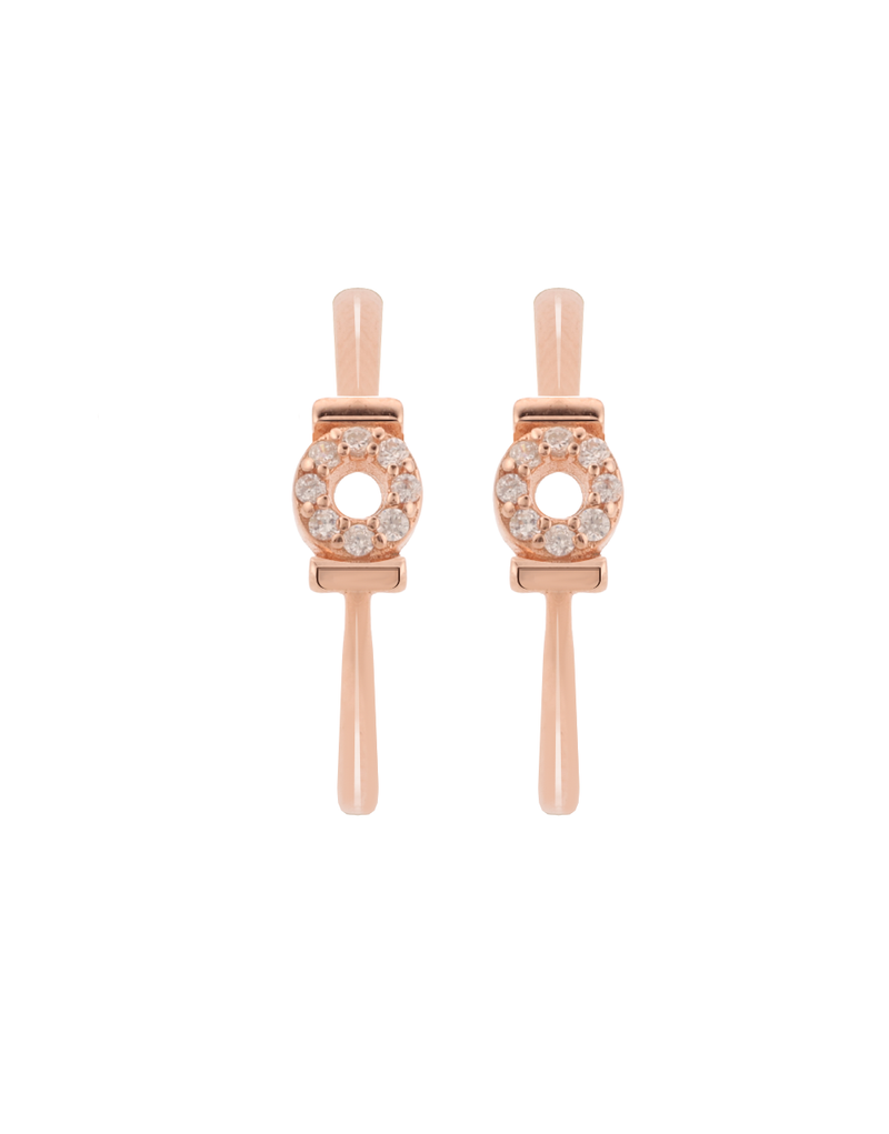 Shimmer Petal Toe Rings – Rose Gold Plated, Open Design : TR-90005-RG