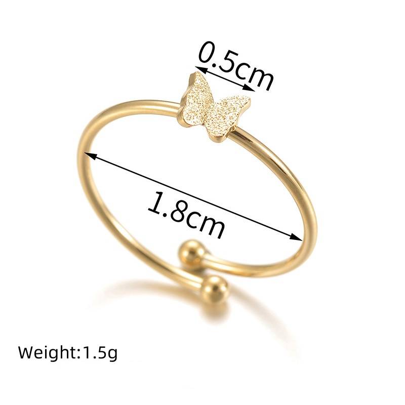 Butterfly Bliss Gold Ring : ButterflyBlissGoldRing-LT-RG-FG-05