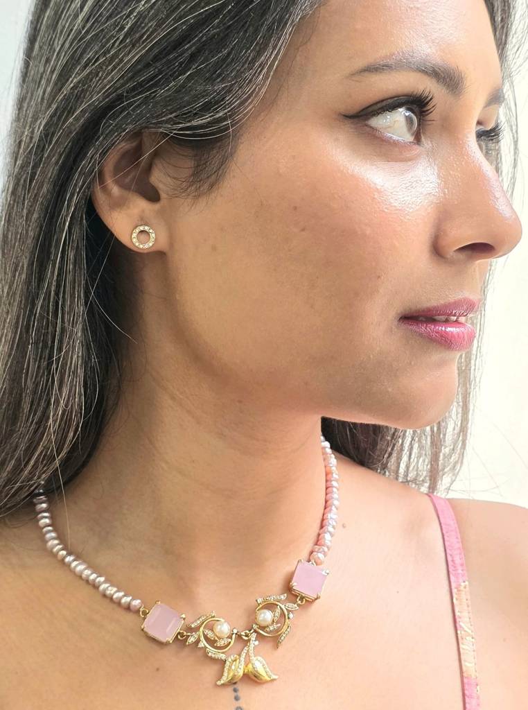 Alankar Flora Fauna Princess Necklace : DRJ12267H