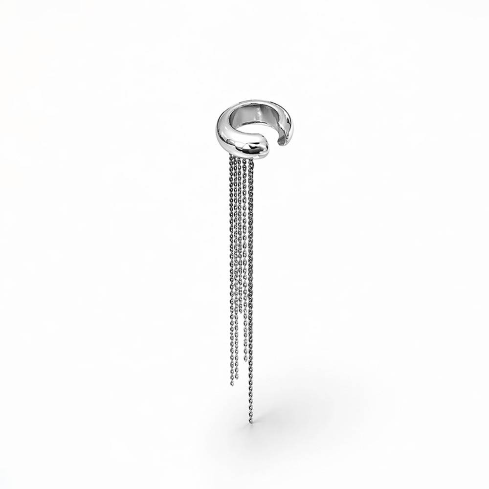 Women Green Stone-Studded Eternity Ear Cuff : 1010002