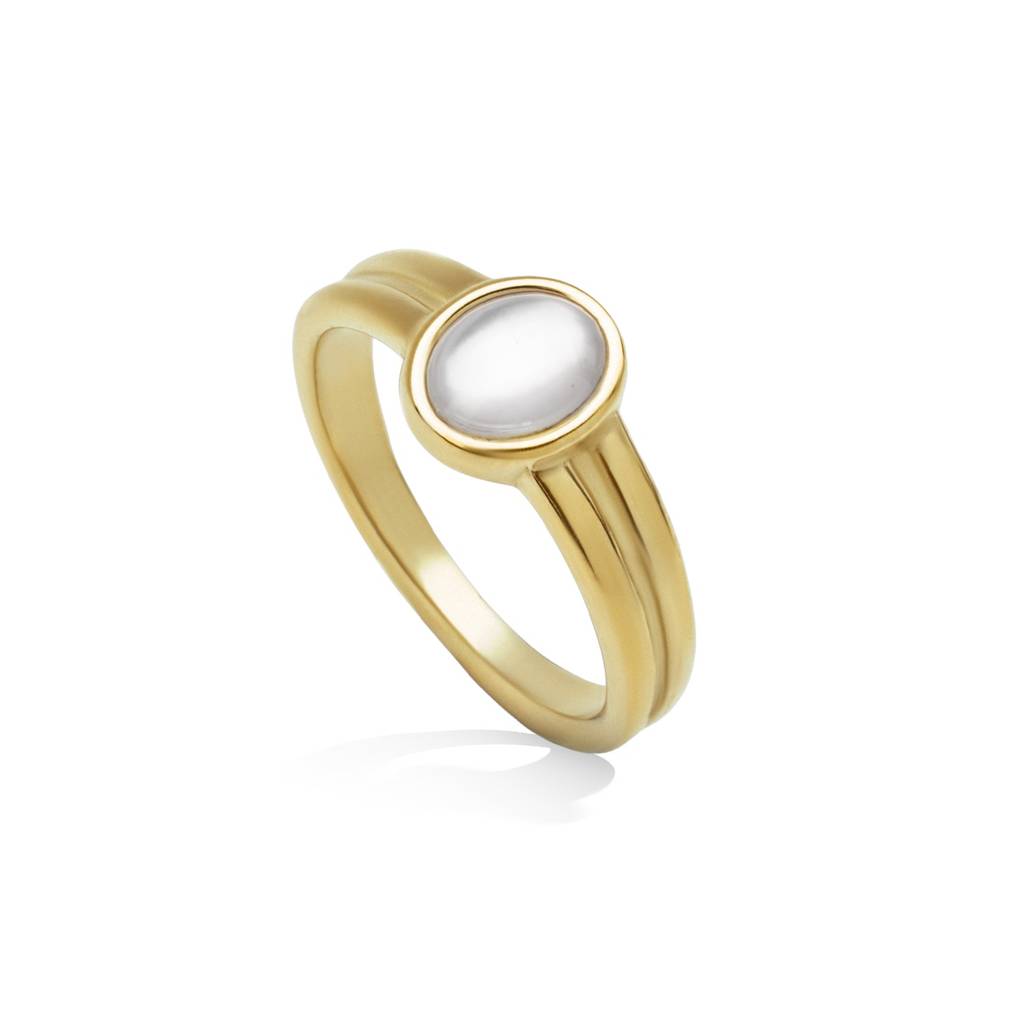 Orbit Luna Frame Ring For Women - Waterproof & Anti-Tarnish : RG0263-6