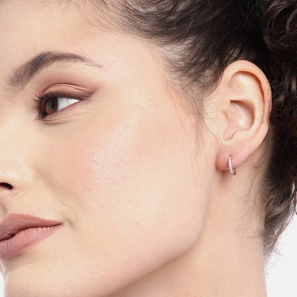 Whimsical Hoops 925 Sterling Silver Combo Earrings : CEAR-10034
