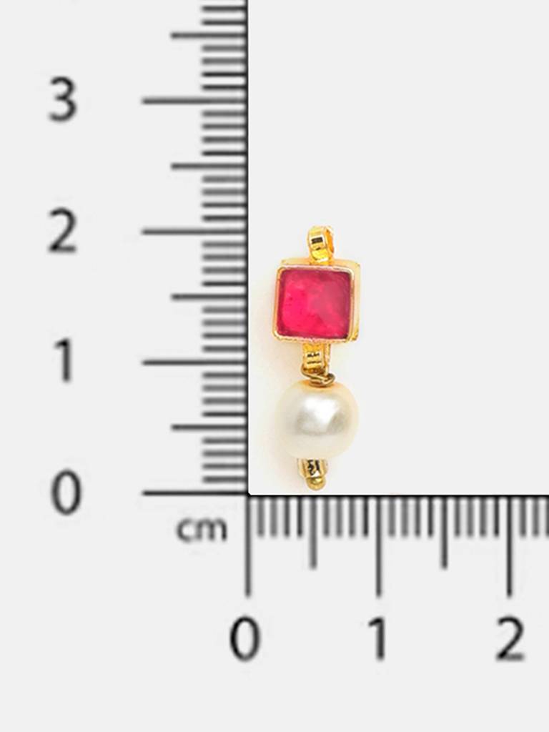 Ruby Raang Garnet Glamour Earrings : RRKDEC25-71