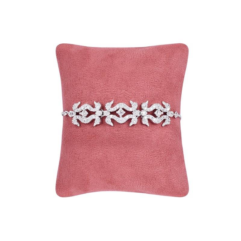 Glam Cz Peacock Bracelet Adjustable Bracelet | Festive & Party Wear : AD-175-IRWEBR