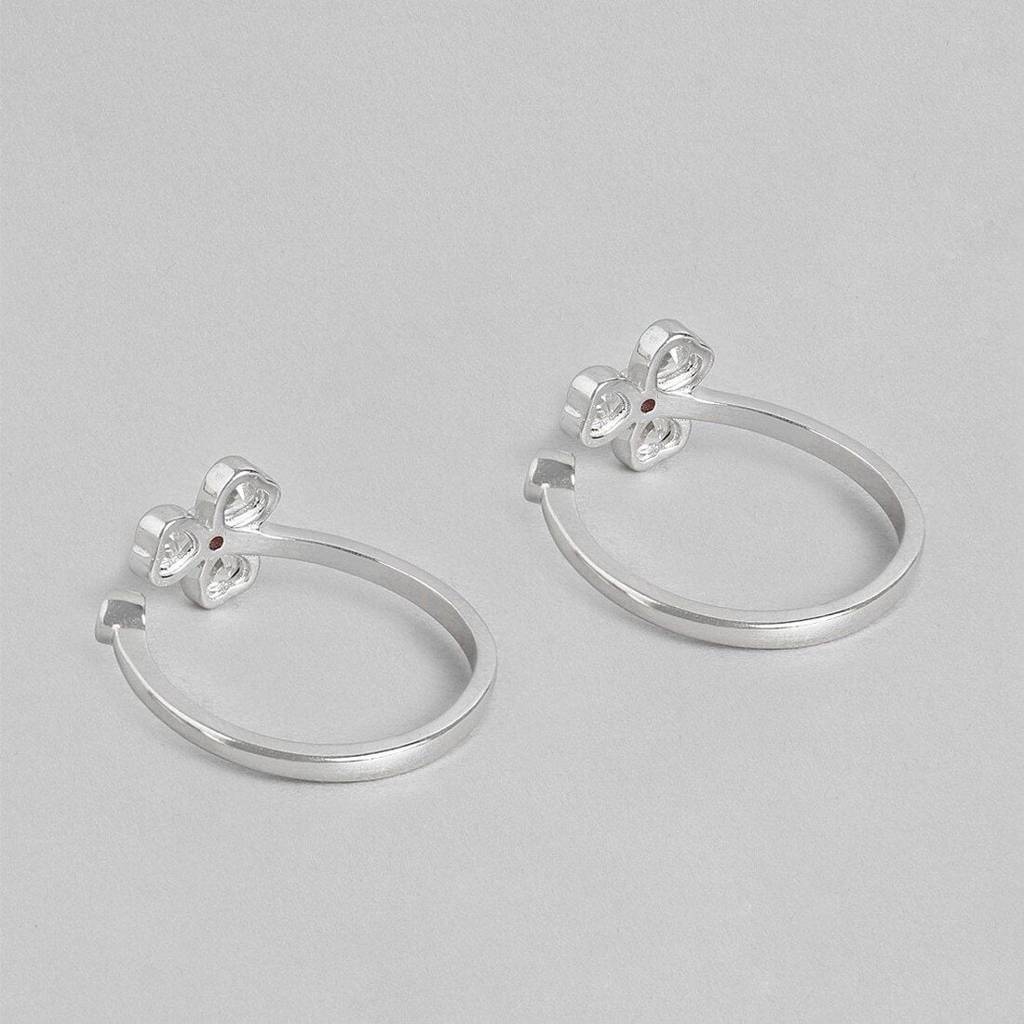 Tiny Flora Adjustable 925 Silver Toe Ring : TOE-10019