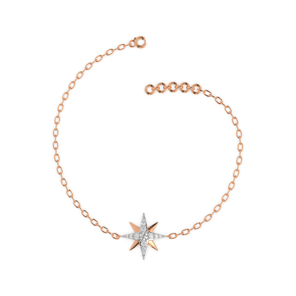 Northstar - Lab Diamond Bracelet : LLBR0103