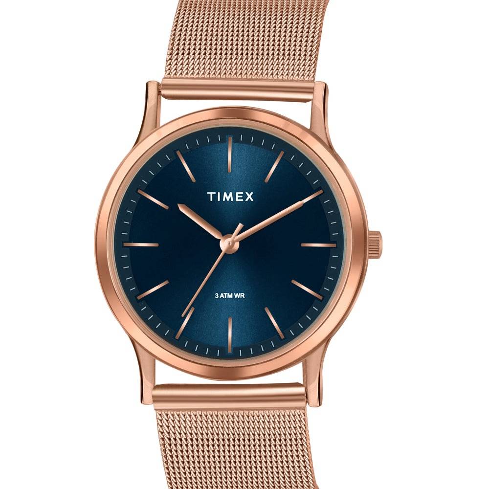 Timex Round 39Mm Dial Analog Pair Watch - Tw00Zp001 : TW00ZP002