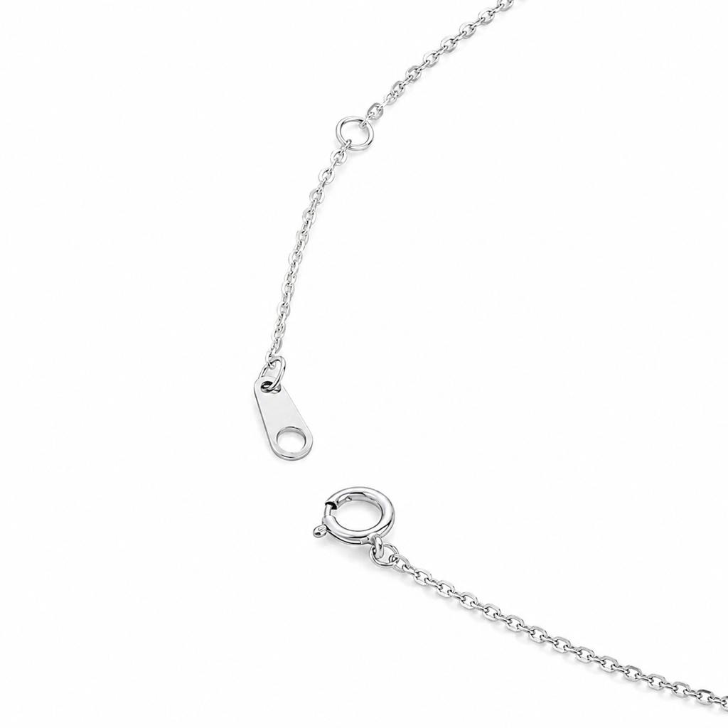 925 Silver Prismpop Baguette Crystal Necklace : WNH00126