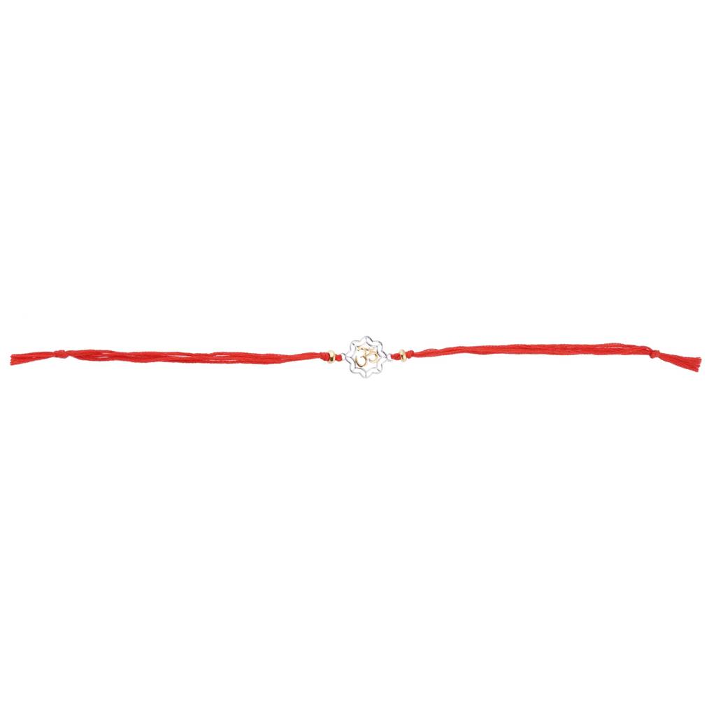 Silver Protected Om Rakhi : ZLRH-1020