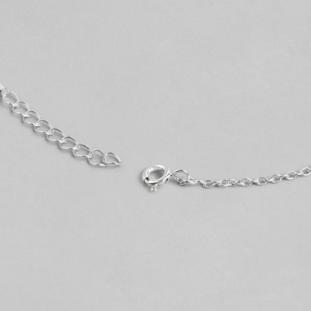 Silver Sparkling Red Zircon Necklace : Silver Sparkling Red Zircon Necklace : Silver Sparkling Red Zircon Necklace : Sil