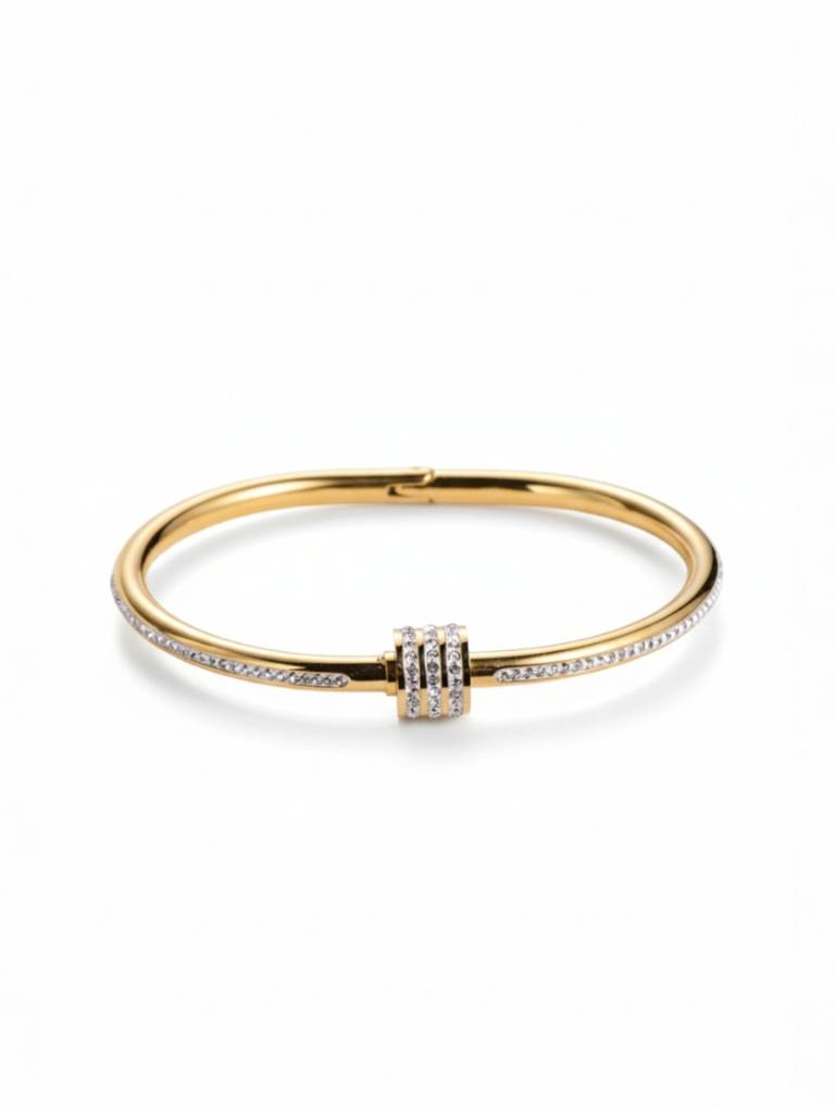 Titanium Zircon Bangle : CAO0025NIH