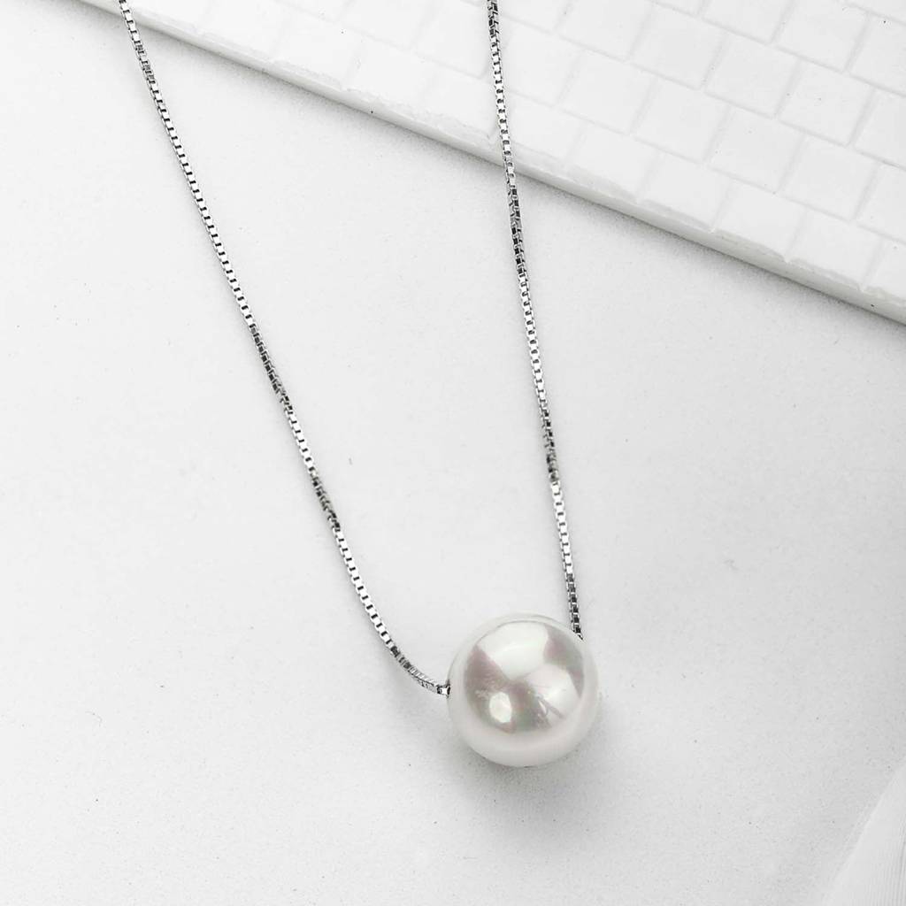 Pearl Eyed Senorita 925 Silver Necklace : NL-30010