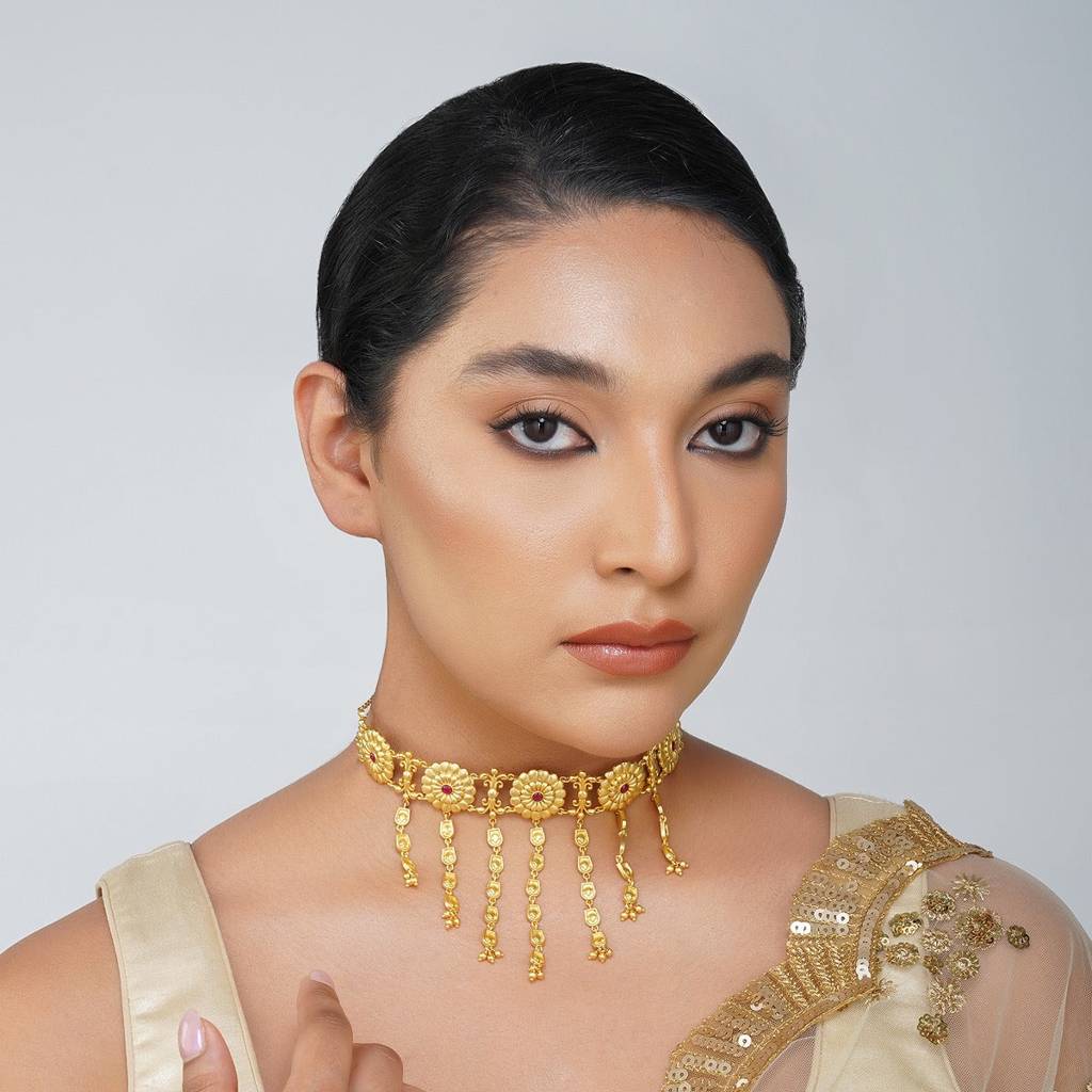 Floral Legacy Choker Necklace : SN755