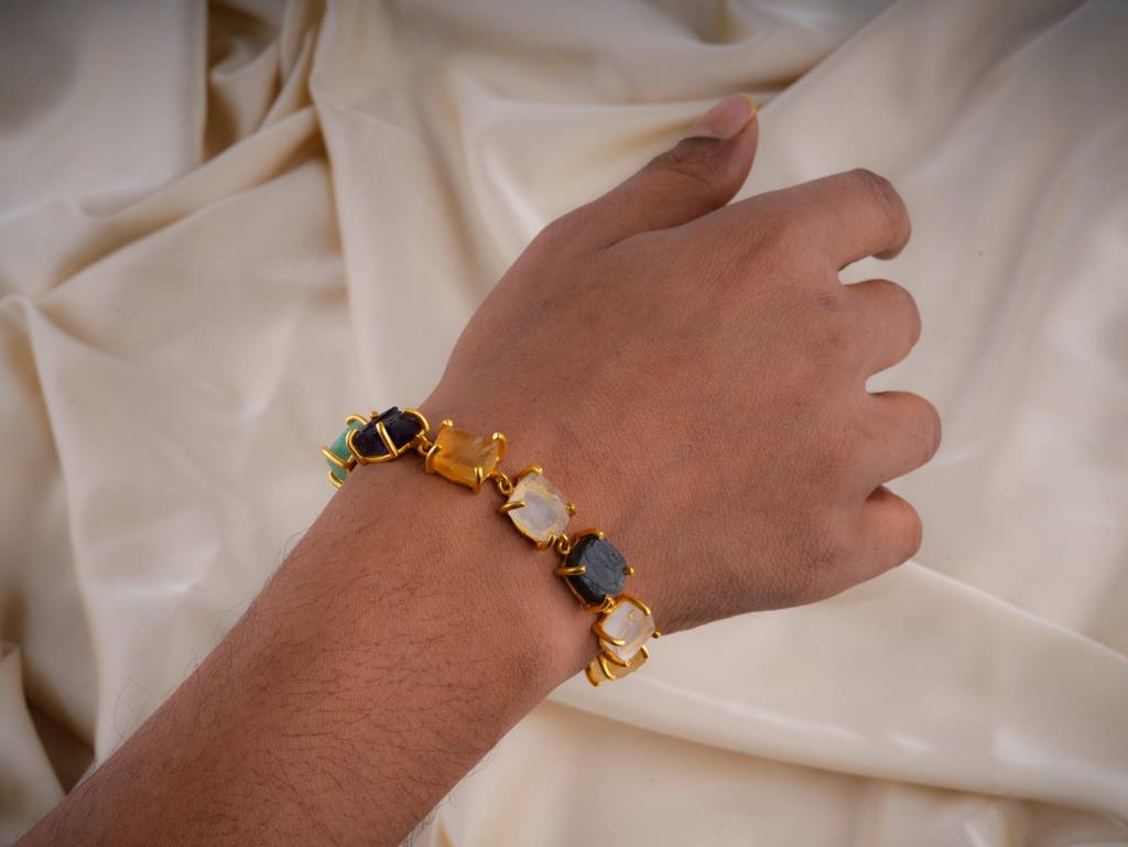 Uncut Multi Stone Bracelet : NAGB02