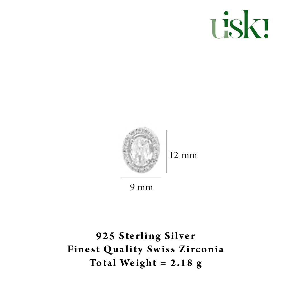 Iski Uski 925 Sterling Silver Vina Drop Earrings