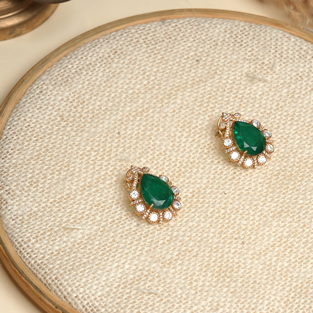 Green Doublet Moissanite Tops : CAO0024MPS