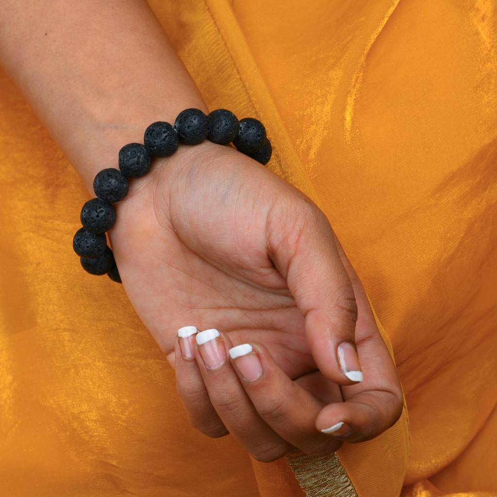 Lava Beads Men Bracelet(12Mm) : BBM48