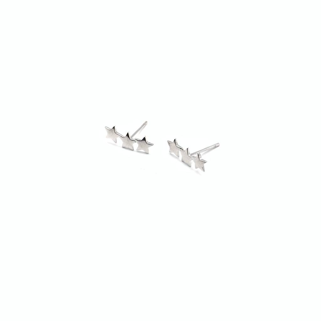 Sterling Silver Shooting Star Climber Earrings : ERS043
