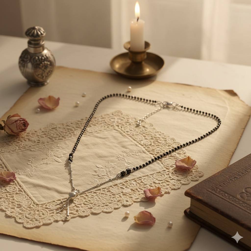 925 Pure Silver Mangalsutra-Ms1007 : MS1007