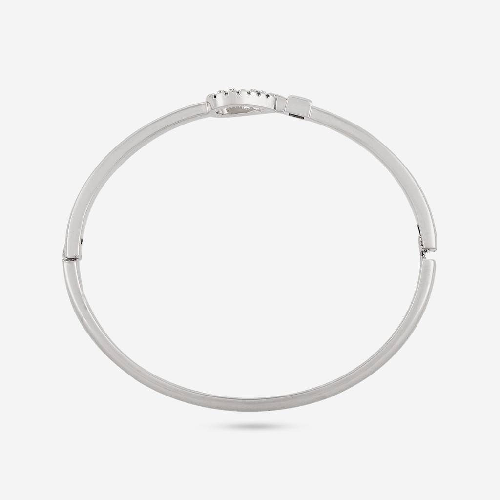 White - Party Wear Zircon Kada - 464466 : 464466